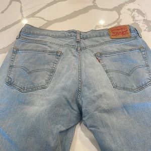 Levi Strauss & Co. light colored men’s jeans.